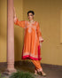 Amber Orange Phiran Suit Set