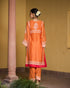 Amber Orange Phiran Suit Set