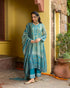 Amalfi Green & Blue A-Line Suit Set